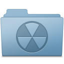 Burnable Folder Blue Icon 128x128 png